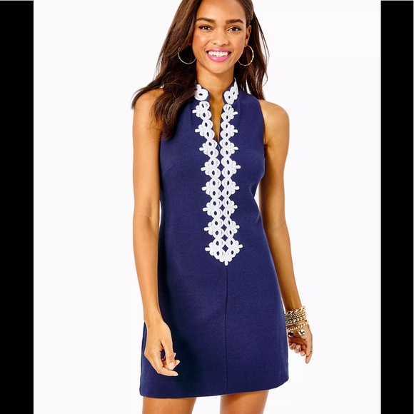 Lilly Pulitzer Dresses & Skirts - LILLY PULITZER Callista High Collar Shift Dress